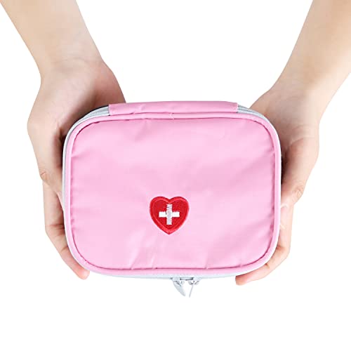Pink Mini First Aid Pouch for School & Travel