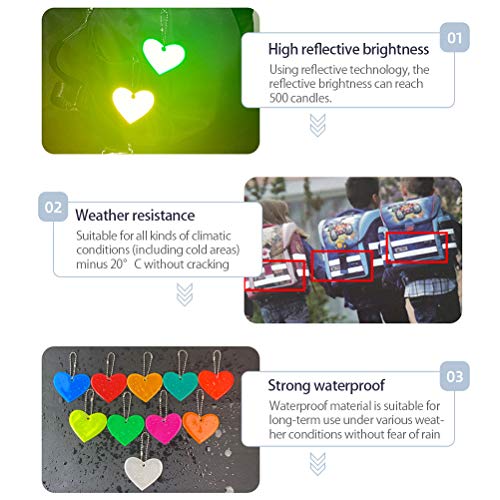Colorful Safety Reflectors for Kids' Backpacks