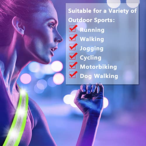 OLIKER LED High Visibility Night Running Gear