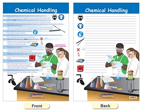 Safety in The Lab Bulletin Board Charts Set