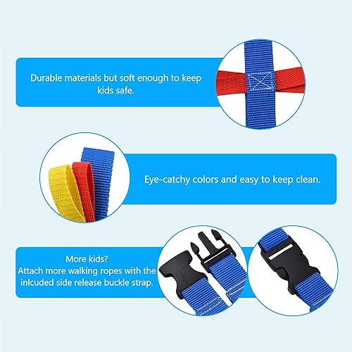 Kids Safety Walking Rope with 8 Handles