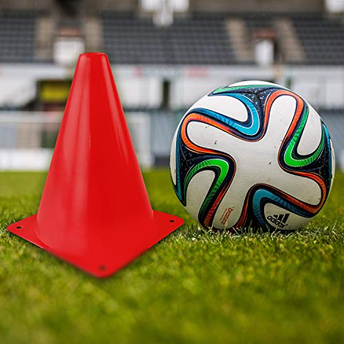 Neon Colored Training Cones Set - 24 Pack