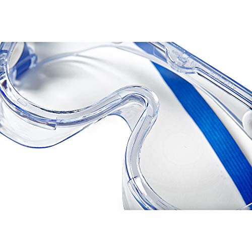 6-Inch Chemical Splash Safety Goggles for Adults