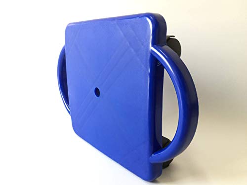 Plastic Scooter Board with Safety Handles - Blue