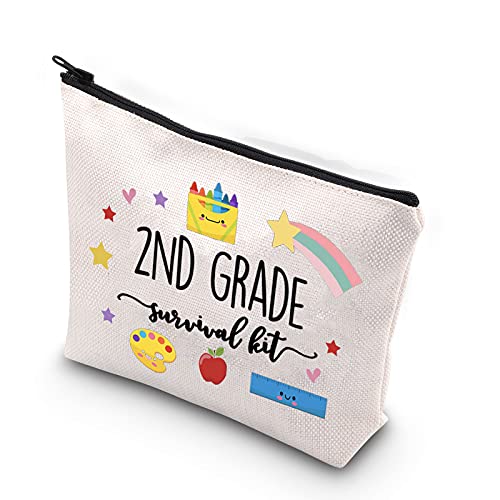 2nd Grade Teacher Survival Kit Zipper Pouch