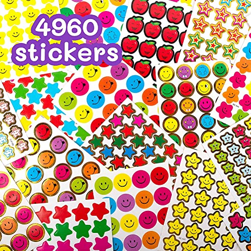 Purple Ladybug Reward Stickers for Kids Classroom