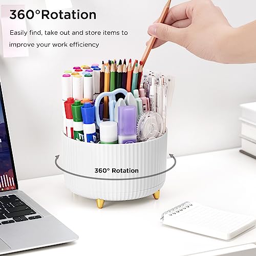 360° Rotating Pencil Pen Holder for Desk