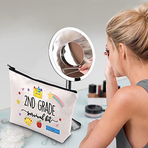 2nd Grade Teacher Survival Kit Zipper Pouch