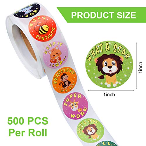 Outus 1500 Motivational Stickers for Kids
