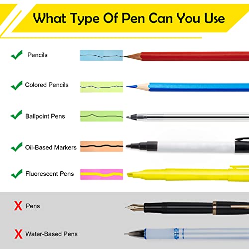 800 Sheets Transparent Sticky Notes - 6 Bright Colors