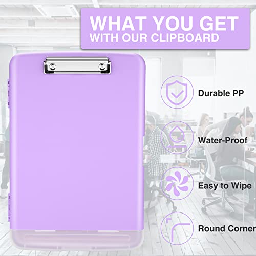 Soezez High Capacity Clipboards with Storage and Pen Holder