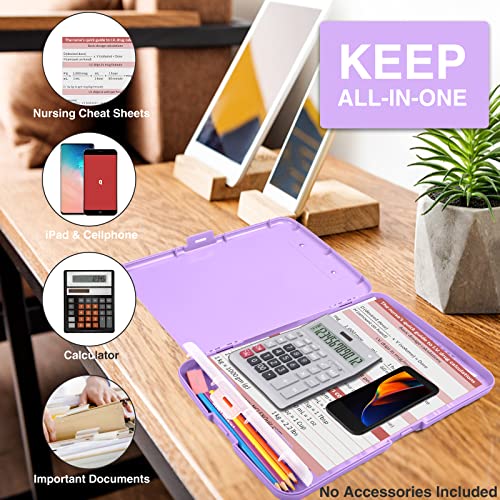 Soezez High Capacity Clipboards with Storage and Pen Holder