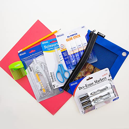 BAZIC Middle High School Supplies Kit, 65 Pieces