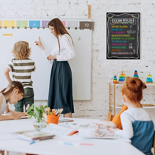 Inspiring Class Rules Poster for School Decor