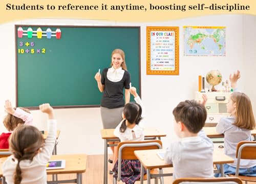 Motivational Classroom Rules Poster for Teachers