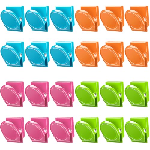 VICNOVA 24-Piece Magnetic Clip Set for School