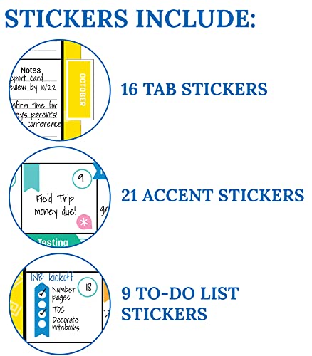 Carson Dellosa Boho Rainbow Teacher Planner 8"x11