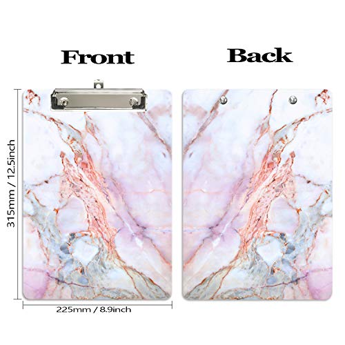 Cute Marble A4 Clipboard for School Use