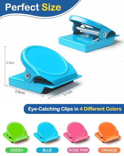 VICNOVA 24-Piece Magnetic Clip Set for School