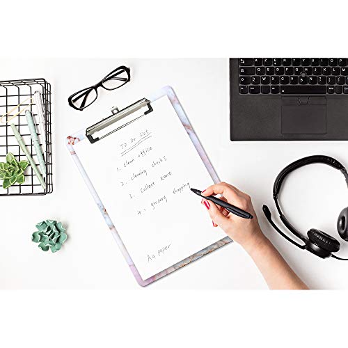 Cute Marble A4 Clipboard for School Use