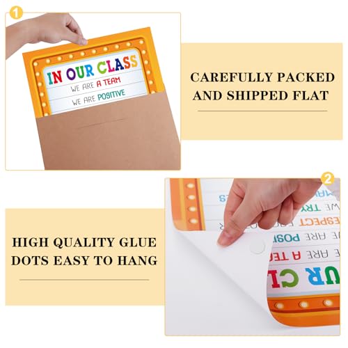 Motivational Classroom Rules Poster for Teachers