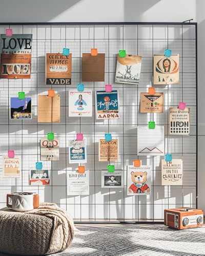 VICNOVA 24-Piece Magnetic Clip Set for School