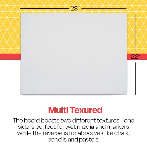 White Poster Boards, 22 x 28 Inches, 25-Pack