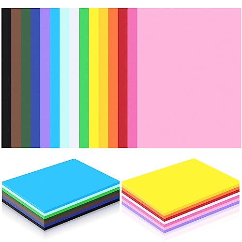 150 Pcs Assorted Neon Poster Board Paper