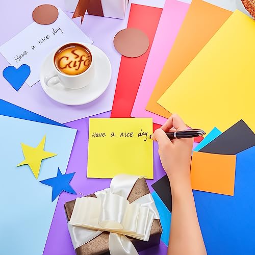 150 Pcs Assorted Neon Poster Board Paper