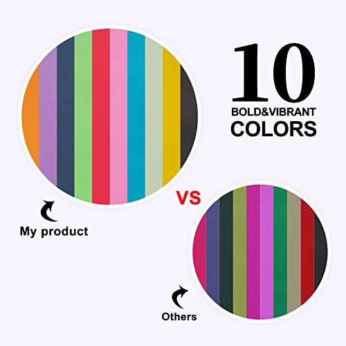 Assorted Neon A3 Poster Board - 50 Sheets