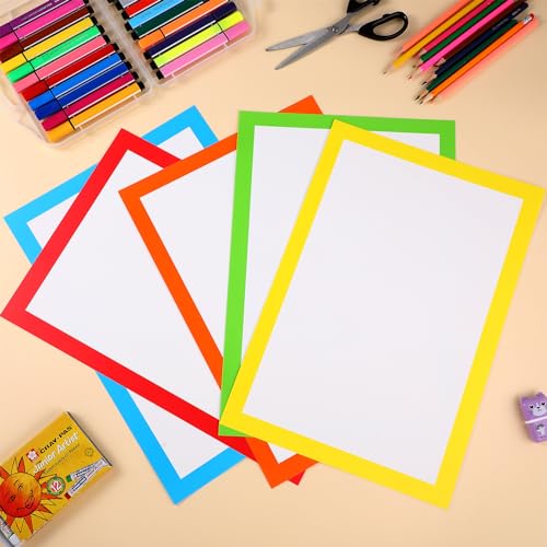 Rainbow Poster Board Set - 25 Colorful Sheets