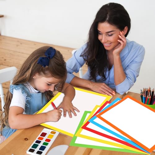 Rainbow Poster Board Set - 25 Colorful Sheets