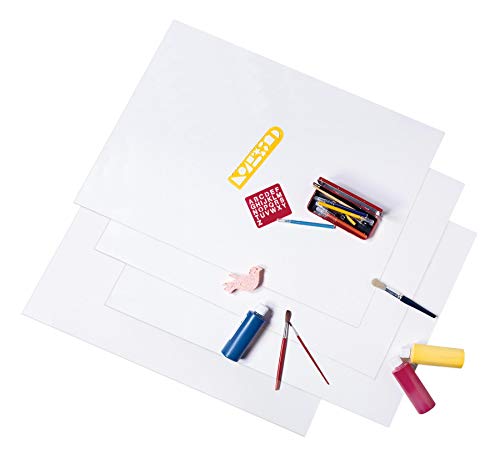 Pacon White Poster Board, 22"x28", 50 Sheets