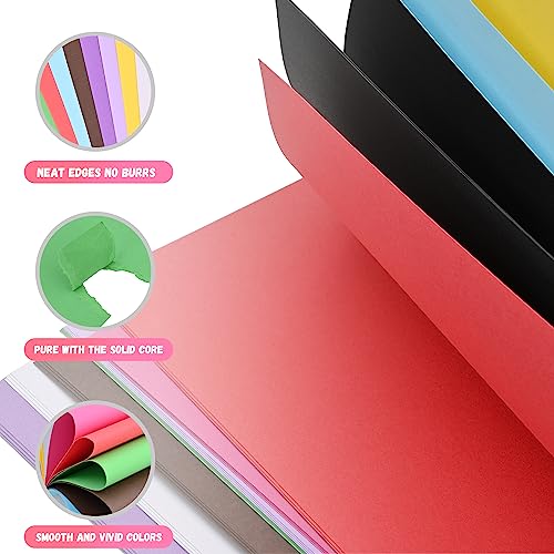 VinTS 50-Pack Colored Poster Boards for School Crafts