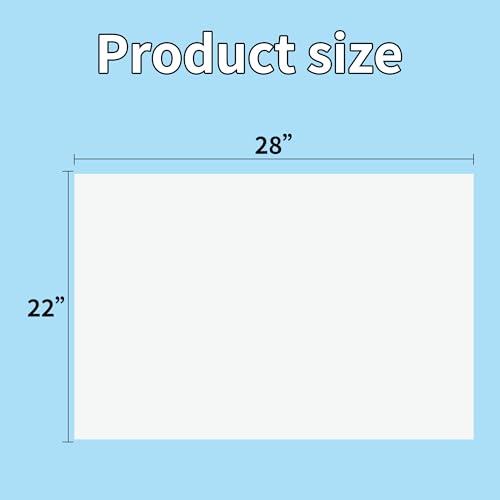 50PCS White Poster Board - 22"x28" for Projects