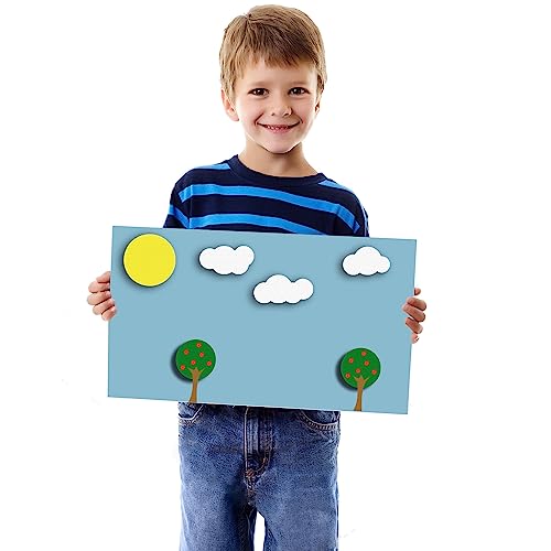 VinTS 50-Pack Colored Poster Boards for School Crafts