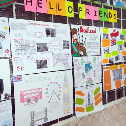 50PCS White Poster Board - 22"x28" for Projects