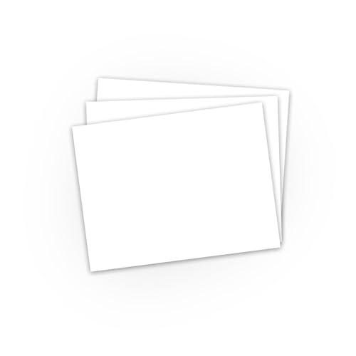 White Railroad Board, 22" x 28", Pack of 100