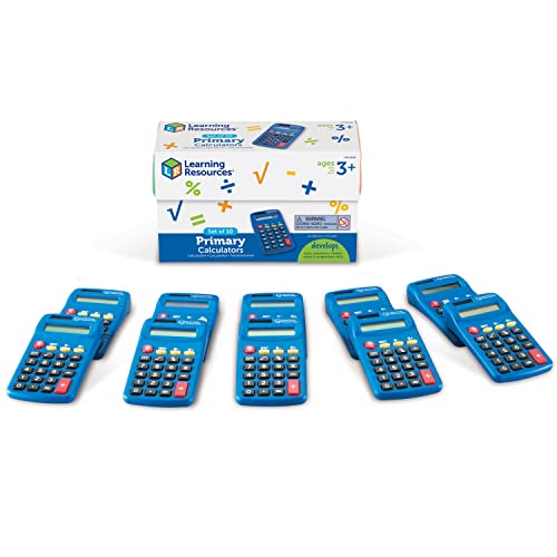 Solar-Powered Primary Calculator Set for Ages 3+