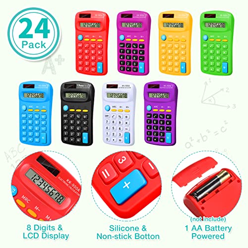 48 Pack Pocket Calculators for School & Office