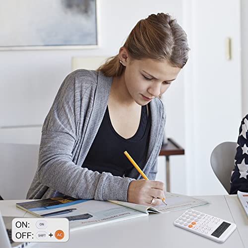 EooCoo Portable 2-Line Scientific Calculator for Students