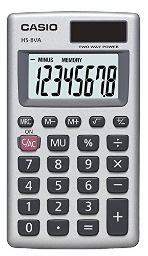 Casio Solar Standard Function Calculator HS-8VA