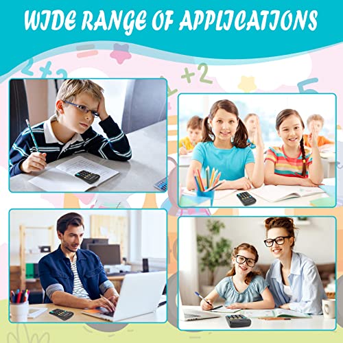24 Pack Pocket Size Basic Calculators for Students