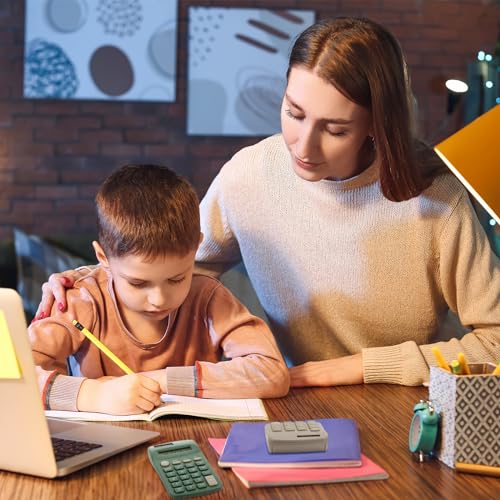 12-Pack Mini Solar Calculators for Classroom Use