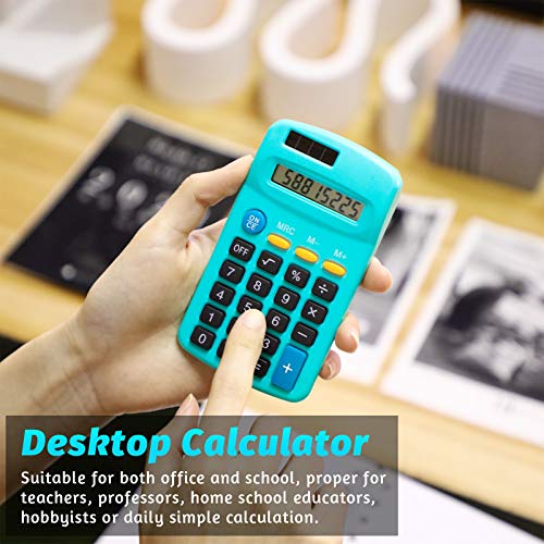 18-Piece Mini Solar Pocket Calculator Set for Students