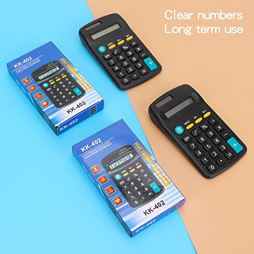 24 Pack Pocket Size Basic Calculators for Students