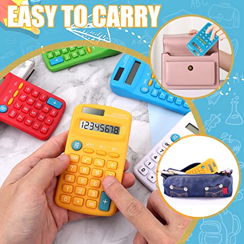 30-Pack Mini Pocket Calculators for Students