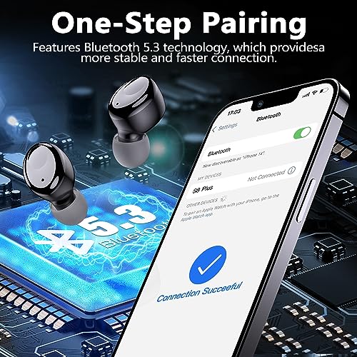 Kurdene Bluetooth 5.3 Wireless Earbuds with Charger