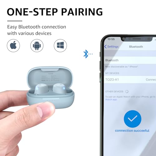 TOZO A1 Mini Bluetooth Earbuds with Charging Case