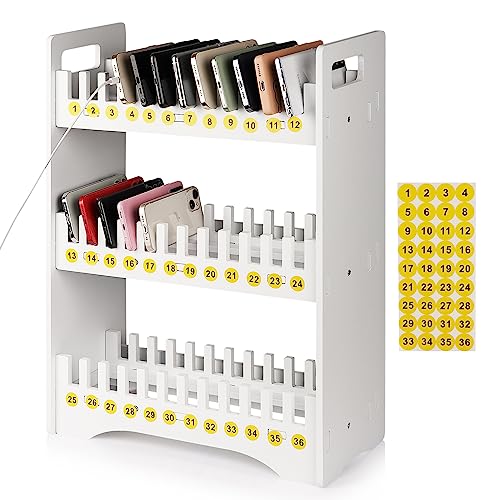3-Tier Classroom Cell Phone Holder with Stickers